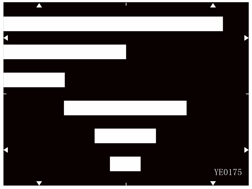 Streaking Measurement Test Chart