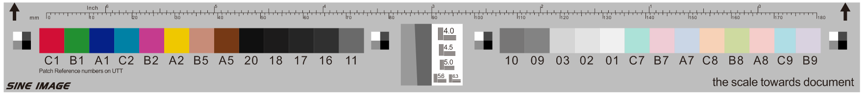 Scan Reference Chart YE0263