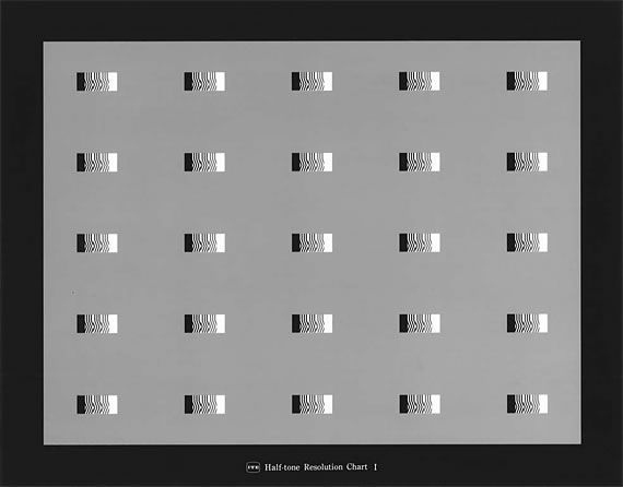 半色调分辨率测试图卡I型